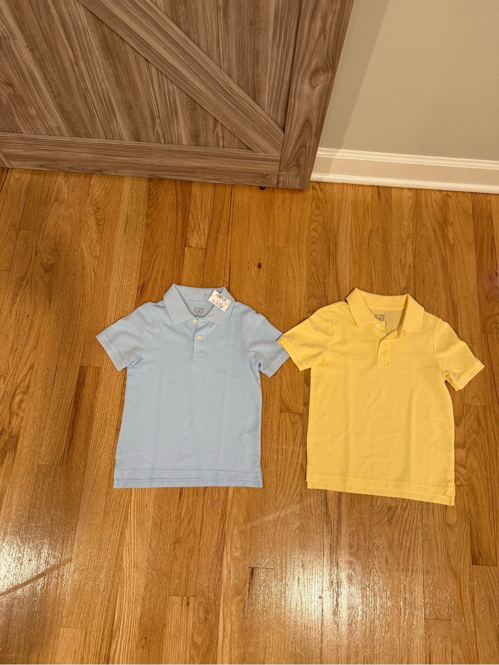 The Children's Place Polo Duo in Light Blue & Pale Yellow